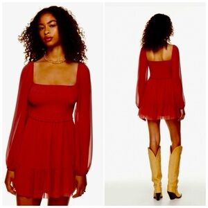 Aritzia Wilfred Tempest Mini Dress